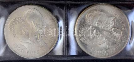 1981. 100Ft Cu-Ni-Zn + 5L Cu-Ni-Zn "Bulgária 1300 éves" magyar-bolgár közös kiadás, eredet...