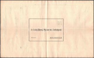 1899 Felhívás a nemzethez Mátyás király szülőházában néprajzi múzeum alakítása tárgyában. József főh...
