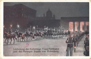 1929 Leichenzug des Erzherzogs Franz Ferdinand und der Herzogin Sophie von Hohenberg. B.K.W.I. 889-6.