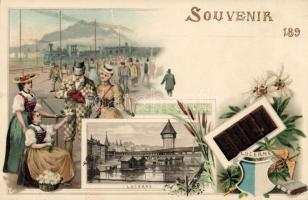 Luzern with Suchard commercial Litho