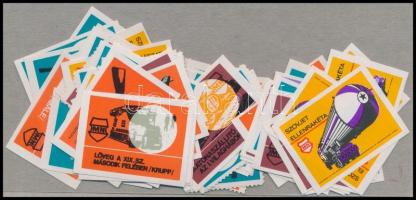 Magyar Néphadsereg gyufacimkék 13 klf, 50-60 db