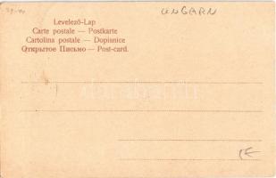 1907 Erdélyi román juhász, folklór, népviselet / Rumänischer Hirte aus Siebenbürgen / Transylvanian ...