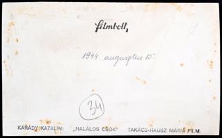 Karády Katalin (1910-1990) színésznő saját kezűleg aláírt 5 db, őt ábrázoló képeslap, 8x13 cm és 9x1...