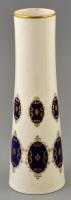 Echt Kobalt porcelán váza, matricás, jelzett, kis kopásnyomokkal, m: 26,5 cm