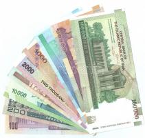 Irán 100R-100.000R 9db klf bankjegy T:I,III csak 2db hajtott, a többi UNC
Iran 100 Rials - 100.000 ...