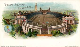 St. Louis EXPO World fair Stadium litho