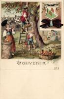 Frauenfeld with Suchard chocholate commercial litho