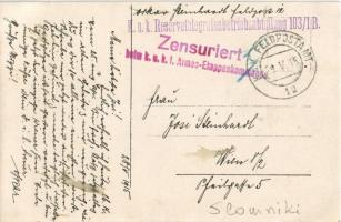 1915 Oszrák-magyar katona felvétele Slomnikiból / WWI Austro-Hungarian K.u.K. military, soldier'...