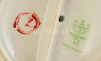 Hollóházi Magyar posta porcelán madár. Jelzett, hibátlan. 14 cm