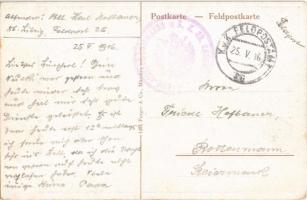 1916 Auf treue Kameradschaft im alten wie im neuen Jahr! / WWI German and Austro-Hungarian K.u.K. mi...