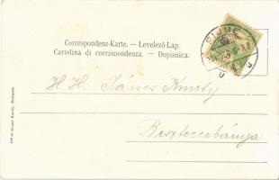 1904 "Pannonia" vapore della societa Cunard / Pannónia kivándorlási hajó. Divald Károly 52...