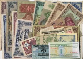 200 klf bankjegy az egész világból, régi és új nagyon sok hajtatlannal!