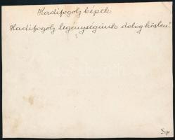 1917 Pjescsanka hadifogoly tábor, magyar hadifoglyokkal. Feliratozott fotó 11x8,5 cm