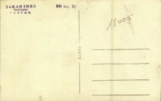 1949 Vasvár, zsinagóga. Jakab Imre photo