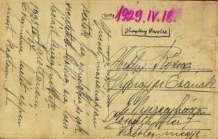 Mezőkaszony, Koszony, Koszinó, Kosino, Koson; Státni skola / Állami iskola, autó. Kiadja Klein Berná...