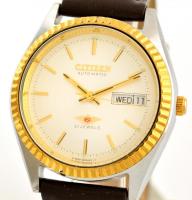 Citizen Automatic. Automata férfi karóra, dátum funkcióval, új bőr szíjjal, működő, szép állapotban ...