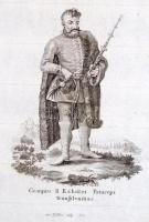 1789 II. Rákóczi György (1621-1660) egész alakos képe. Ant Tischler rézmetszete. Megjelent: Grondski, Samuel de Grondi: Historia Belli Cosacco-Polonic. Pest, 1789, kis szakadással, 13x18 cm