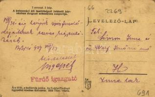 Kolozsvár, Cluj; Áll. tanítóképző intézet kórházban dolgozó sebesültek csoportja. 1. sorozat 5. kép ...