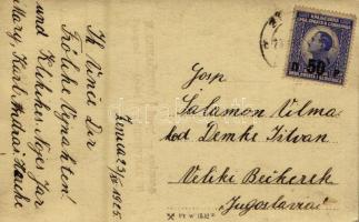 1925 Zenica, család autóban / family in automobile. photo