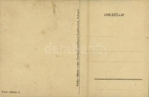 Kiadja a Márton L. féle Cserkészlevelezőlapok Kiadóhivatala / Hungarian scout art postcard with sold...