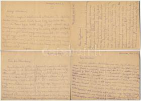 1941 Szász György zsidó KMSZ (közérdekű munkaszolgálatos) levele feleségének Szász Klárának a M. kir...