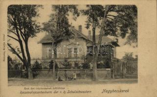 Nagybecskerek, Zrenjanin, Veliki Beckerek; Római katolikus iskolanővérek üdülőháza. Felvette és kiadja Oldal / Reconvalescentenheim der r.k. Schulschwestern / holiday villa of the the Roman Catholic school nurses