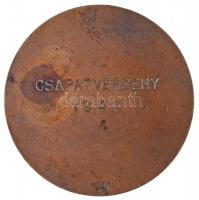 1942. "Hungária Yacht Club" egyoldalas Br sport emlékérem, hátoldalon gravírozva "CSA...