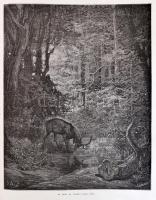 [Jean de La Fontaine] Fables de La Fontaine. Gustav Dore illusztrációival. Paris, 1868, L. Hachette ...