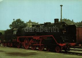 17 db MODERN külföldi gőzmozdony motívum képeslap / 17 modern foreign locomotive train motive postca...