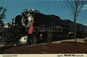 17 db MODERN külföldi gőzmozdony motívum képeslap / 17 modern foreign locomotive train motive postca...