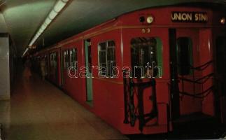 5 db MODERN külföldi metró motívum képeslap / 5 modern foreign metro, subway motive postcards