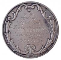 1929. "Magyar Evezős Szövetség" jelzett Ag sport díjérem, hátoldalon gravírozva "I. D...