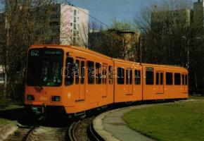 18 db MODERN magyar BKV villamos motívum képeslap / 18 modern Hungarian tram motive postcards