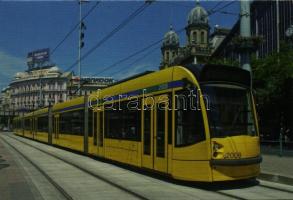 18 db MODERN magyar BKV villamos motívum képeslap / 18 modern Hungarian tram motive postcards