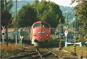 15 db MODERN magyar és külföldi NOHAB mozdonyos motívum képeslap / 15 modern Hungarian and European ...