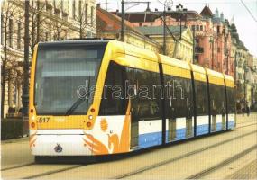 9 db MODERN magyar vidéki villamos motívum képeslap / 9 modern Hungarian tram motive postcards