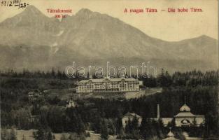 1912 Tátralomnic, Tatranská Lomnica (Magas Tátra, Vysoké Tatry); szálló / hotel