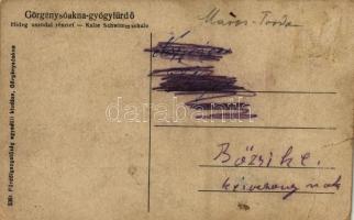 Görgénysóakna, Jabenita; Kalte Schwimmschule / Hideg uszodai részlet, fürdő / spa, cold water swimmi...