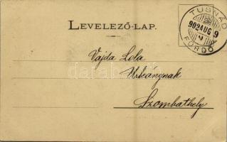 1902 Bálványosfürdő, Baile Balvanyos (Torja, Turia); Bálványos vár. Divald / castle