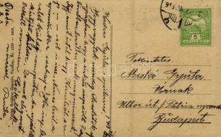 1913 Pozsony, Pressburg, Bratislava; Vaskutacska tó / lake