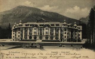 Ótátrafüred, Ófüred, Altschmecks, Stary Smokovec (Magas Tátra, Vysoké Tatry); nagyszálló / Grand Hotel (EK)