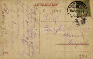 Nagyvárad, Oradea; Kishíd a városházzal / small bridge, town hall