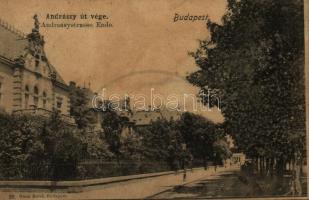 1900 Budapest VI. Andrássy út vége, villa. Ganz Antal 20. sz.
