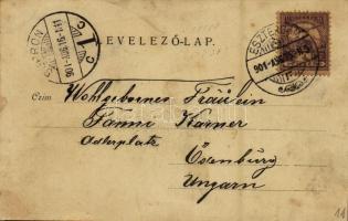 1901 Esztergom, Plébániatemplom, Mária Valéria híd. Kardos Dezső kiadása