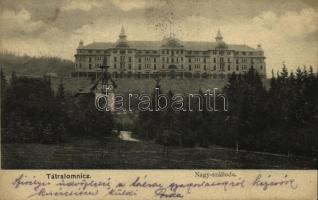 Tátralomnic, Tatranská Lomnica (Magas Tátra, Vysoké Tatry); nagyszálloda / grand hotel