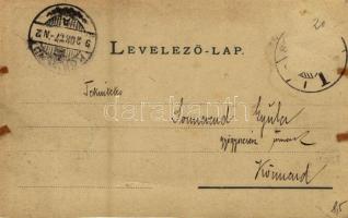 1902 Eszterháza (Fertőd), Herceg Esterházy kastély. L. Kummert 145. (ragasztónyom / glue marks)