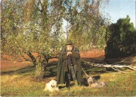 4 db MODERN horgászás és vadászás motívum képeslap / 4 MODERN fishing and hunting motive postcards