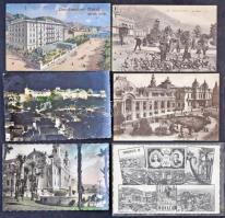 Kb. 230 db RÉGI monaco-i városképes lap kis dobozban: vegyes minőség / Cca. 230 pre-1960 Monaco town-view postcards in a small box in mixed condition