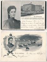 9 db RÉGI motívum képeslap: osztrák-magyar monarchiabeli uralkodó / 9 pre-1945 motive postcards: Aus...