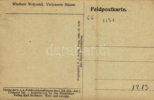 Wladimir Wolinskij, Volodymyr-Volynskyi (Wolhynien, Russland, Ukraine); Verbrannte Häuser. Verlag de...
